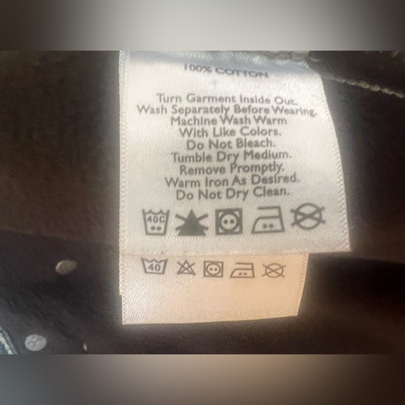 Eddie Bauer 35 x 32 Jeans Men’s with Fleece Lining Dark Blue Denim - Picture 12 of 16